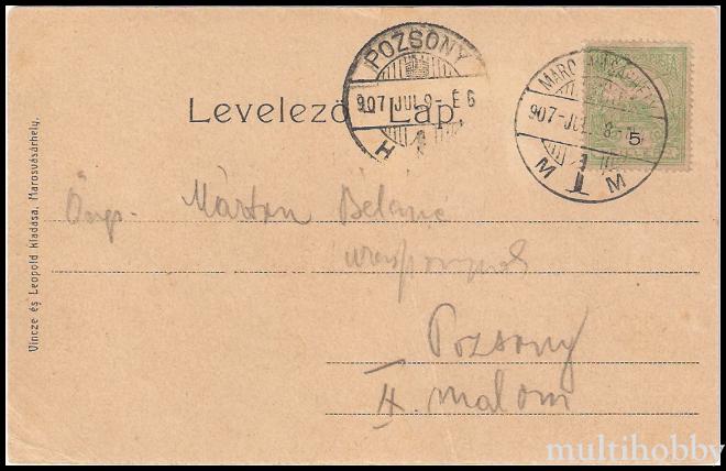 Carte postala Tirgu Mures - Centru - Statuia lui Bem/img/carti_postale/Tg-Mures1247_b.jpg