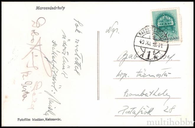 Carte postala Tirgu Mures - Biserica Reformata/img/carti_postale/Tg-Mures1251_b.jpg