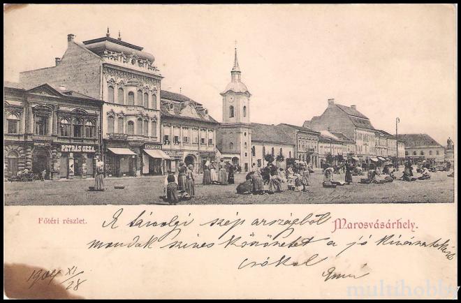 Carte postala Tirgu Mures - Centru - Piata Szechenyi