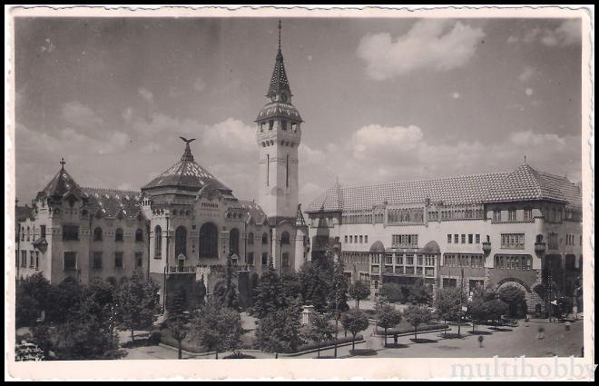 Carte postala Tirgu Mures - Primaria si palatul cultural