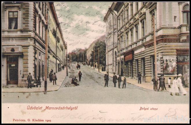 Carte postala Tirgu Mures - Strada Bolyai