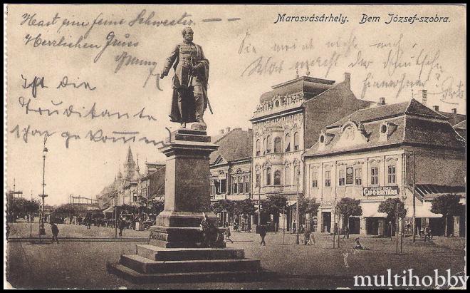 Carte postala Tirgu Mures - Statuia lui Bem