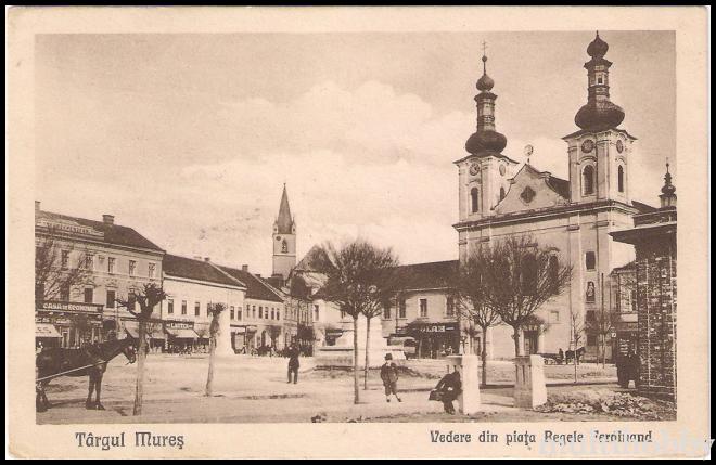 Carte postala Tirgu Mures - Centru - Piata Regele Ferdinand