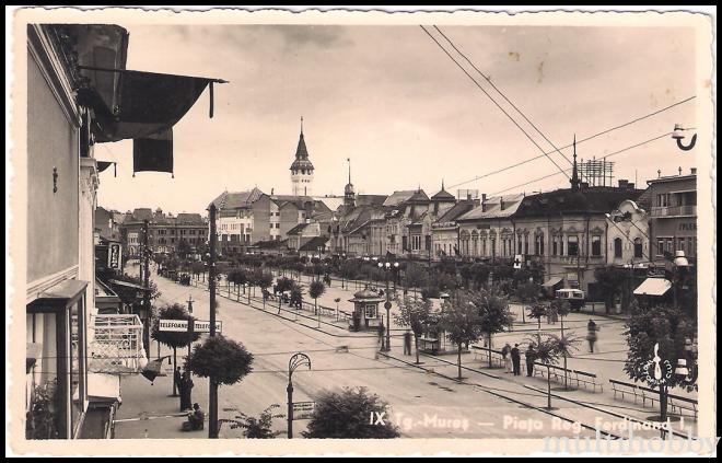 Carte postala Tirgu Mures - Centru - Piata Regele Ferdinand