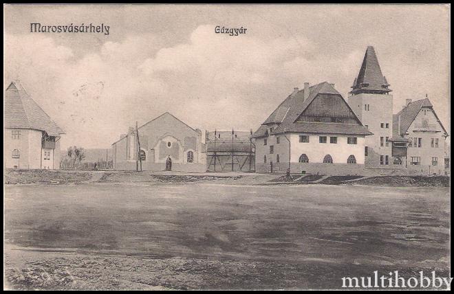 Carte postala Tirgu Mures - Fabrica de gaz