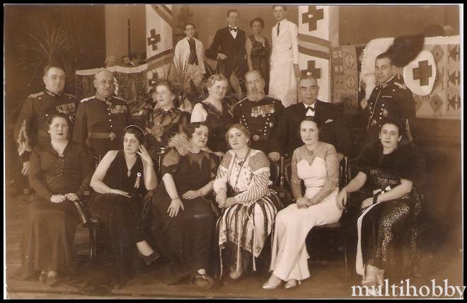 Carte postala Tirgu Mures - Balul CRUCII ROSII in Sala Palatului Cultural 15.01.1938