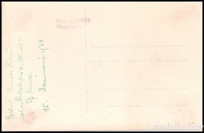 Carte postala Tirgu Mures - Balul CRUCII ROSII in Sala Palatului Cultural 15.01.1938