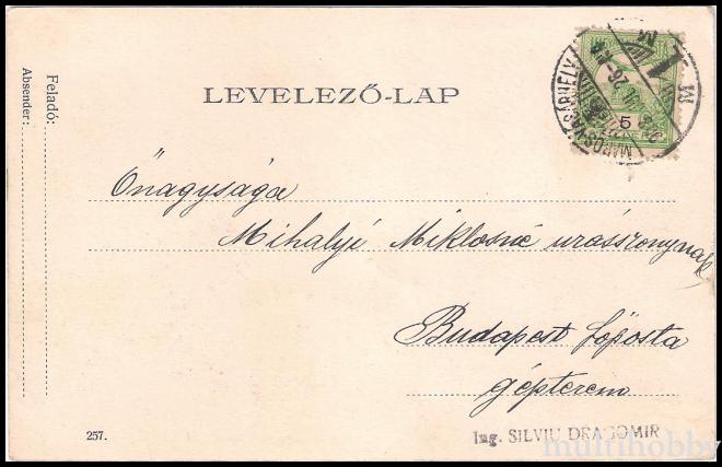 Carte postala Tirgu Mures - Centru - Piata Szechenyi - Statuia lui Kossuth/img/carti_postale/Tg-Mures1396_b.jpg