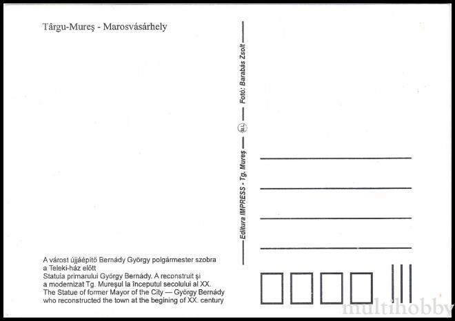 Carte postala Tirgu Mures - Staia primarului Bernady Gyorgy/img/carti_postale/Tg-Mures1406_b.jpg