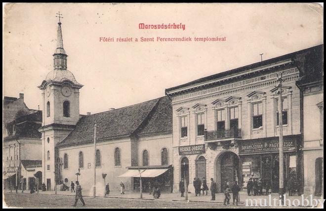 Carte postala Tirgu Mures - Biserica Franciscana