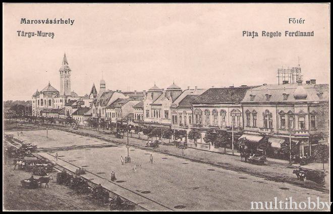 Carte postala Tirgu Mures - Centru - Piata Regele Ferdinand