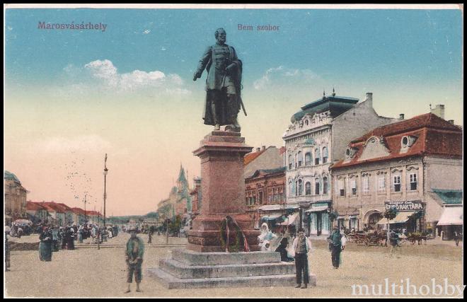 Carte postala Tirgu Mures - Statuia lui Bem