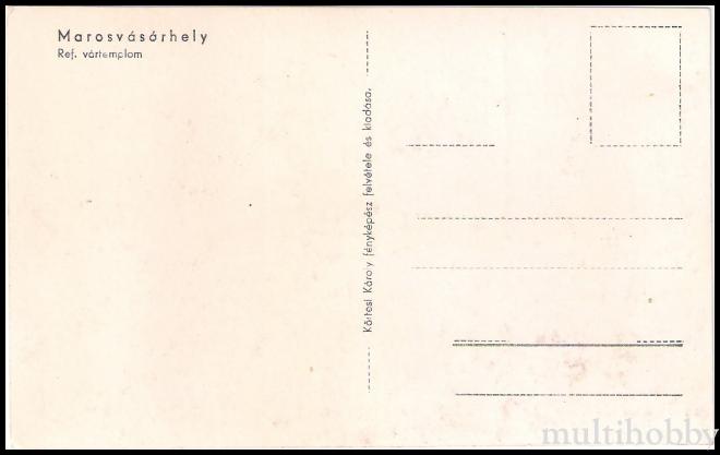 Carte postala Tirgu Mures - Biserica Reformata/img/carti_postale/Tg-Mures1487_b.jpg