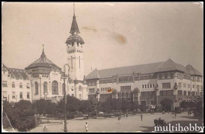 Carte postala Tirgu Mures - Primaria si palatul cultural