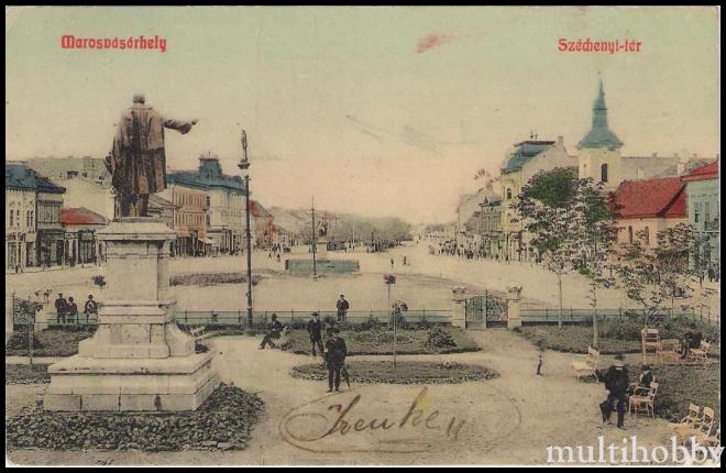 Carte postala Tirgu Mures - Statuia Lui Kossuth