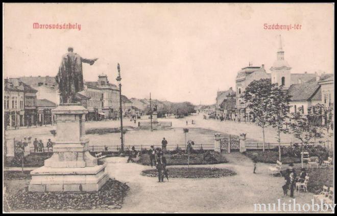 Carte postala Tirgu Mures - Statuia Lui Kossuth