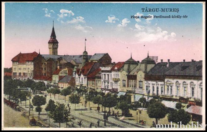 Carte postala Tirgu Mures - Centru - Piata Regele Ferdinand