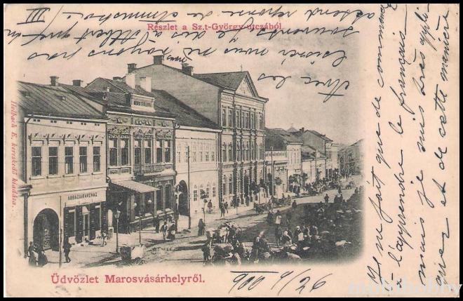 Carte postala Tirgu Mures - Centru - Piata Szechenyi