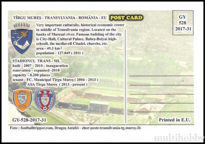 Carte postala Tirgu Mures - Stadion Transil Tg Mures