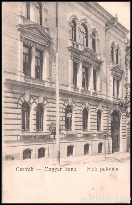 Carte postala Tirgu Mures - Banca Austro-Ungara