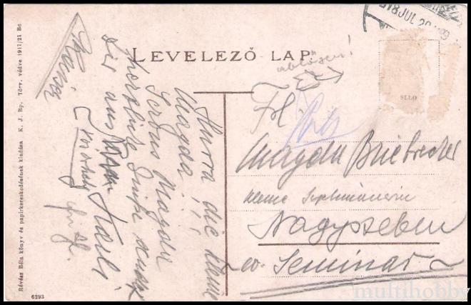 Carte postala Tirgu Mures - Statuia lui Kosuth si Biserica Rmano-Katolica/img/carti_postale/Tg-Mures1607_b.jpg