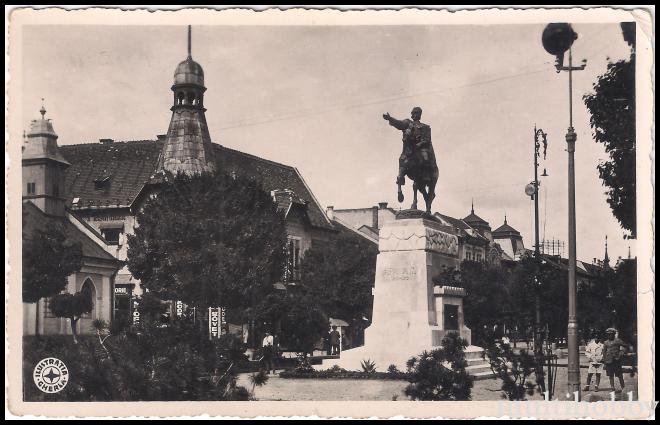 Carte postala Tirgu Mures - Statuia lui Avram Iancu