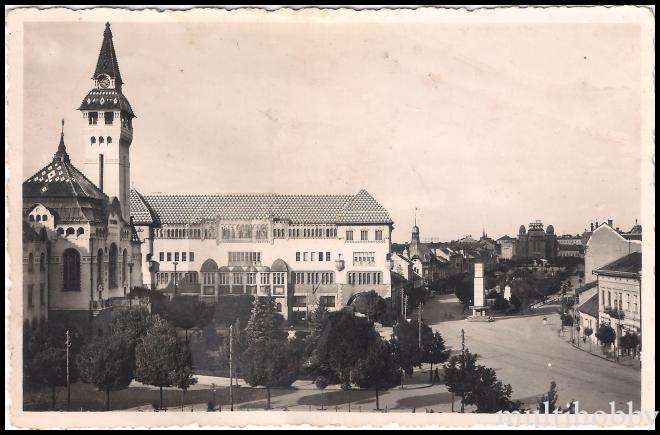 Carte postala Tirgu Mures - Centru - Primaria si Palatul Cultural