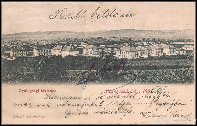 Carte postala Tirgu Mures - Cazarma - Ferencz Jozsef