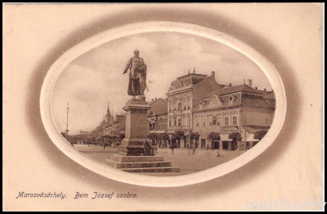 Carte postala Tirgu Mures - Statuia lui Bem Jozsef