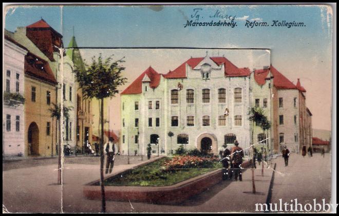 Carte postala Tirgu Mures - Leporelo - Colegiul reformat