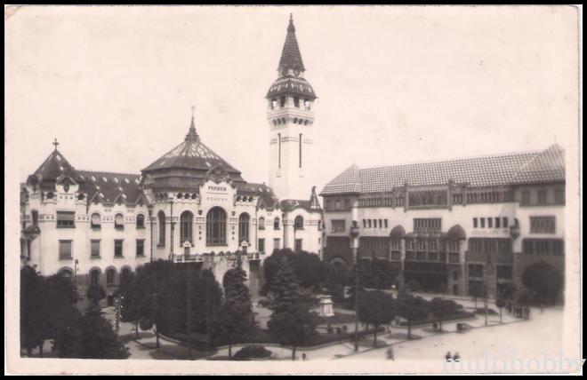 Carte postala Tirgu Mures - Primaria si palatul cultural