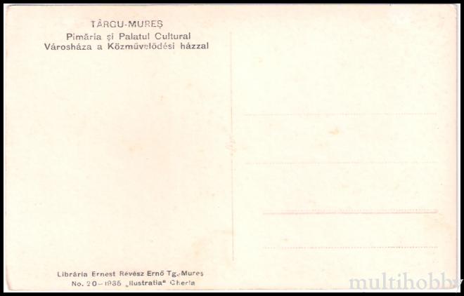 Carte postala Tirgu Mures - Primaria si palatul cultural/img/carti_postale/Tg-Mures1733_b.jpg