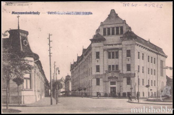 Carte postala Tirgu Mures - Liceul de fete