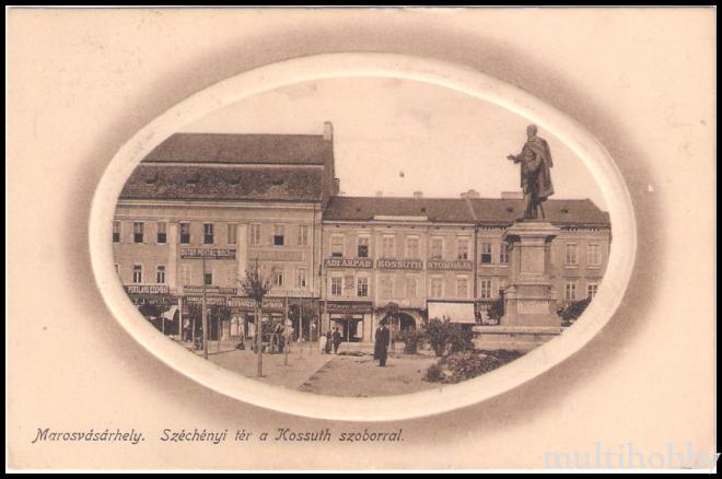 Carte postala Tirgu Mures - Statuia kossuth