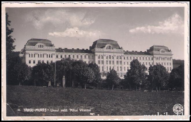 Carte postala Tirgu Mures - Liceul militar