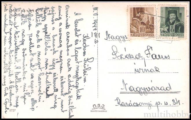 Carte postala Tirgu Mures - Piata  Szechenyi/img/carti_postale/Tg-Mures1835_b.jpg