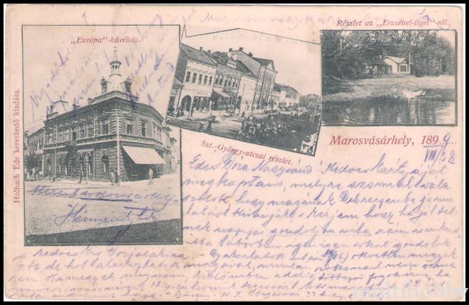 Carte postala Tirgu Mures - Colaj