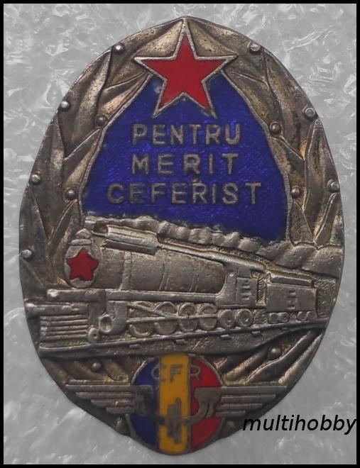 Insigna - Pentru Merit Ceferist<br/>20 ani de la lupta ceferistilor febr.1933