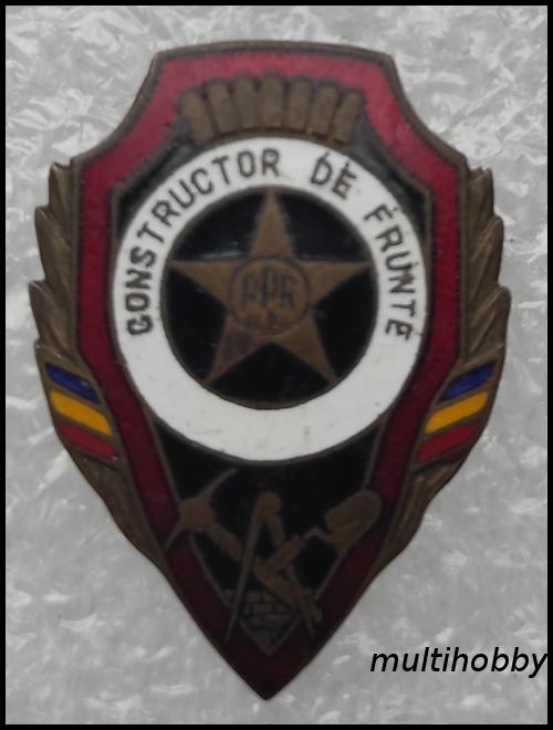 Insigna - Constructor de frunte