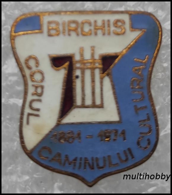 Insigna - Coril caminului culyural<br/>BIRCHIS<br/.1881-1971