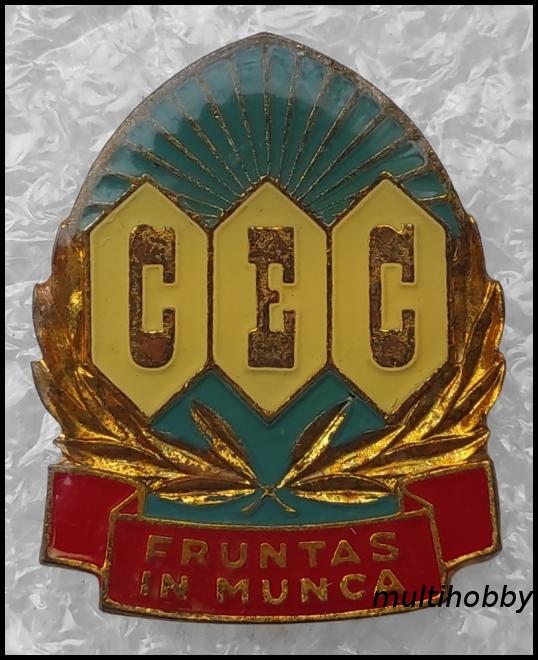 Insigna - Fruntas in munca