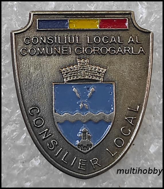 Insigne - *****Consiliu local alcomunei Ciorogarla <br> Consilier Local