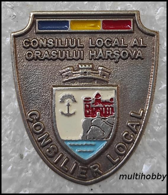 Insigna - ****Consilier Local al Orasului Harsova <br> Consilier local