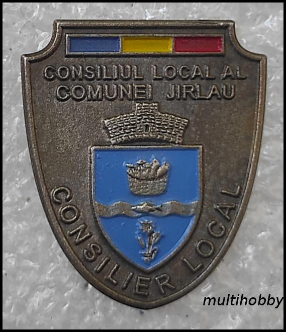 Insigne - *****Consiliu local alcomunei Jirlau <br> Consilier Local