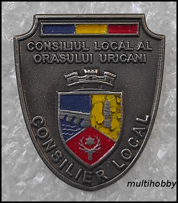 Insigne - ****Consilier Local al Orasului Uricani <br> Consilier local