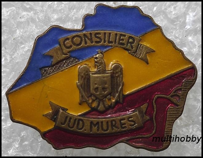 Insigna - Consilier <br> judetul Mures