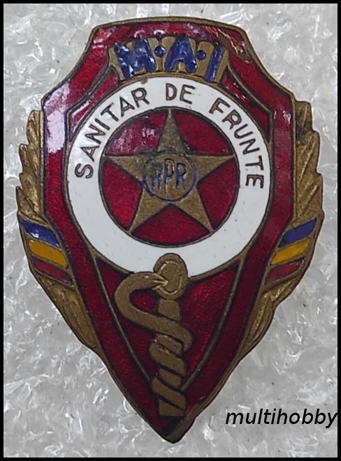 Insigne - *M.A.I. <br/> Sanitar de frunte