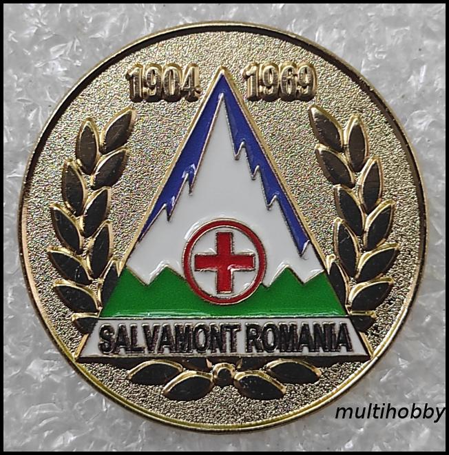 Insigne - Salvamont 09<br/>Salvamont Romania<br/>1904-1969