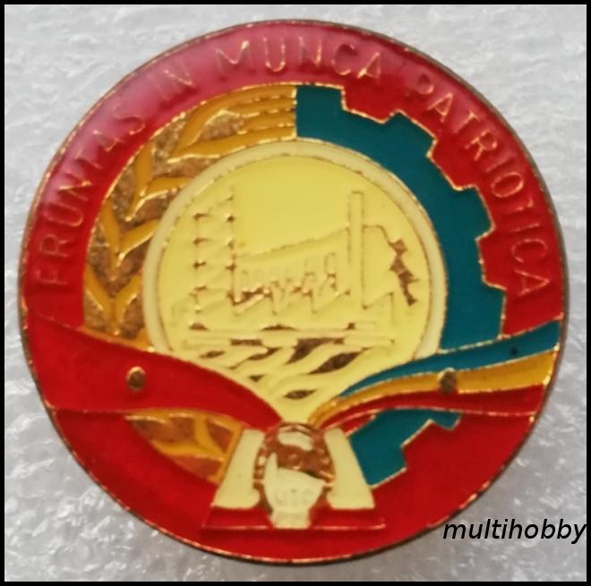 Insigna - Fruntas in munca patriotica - UTC