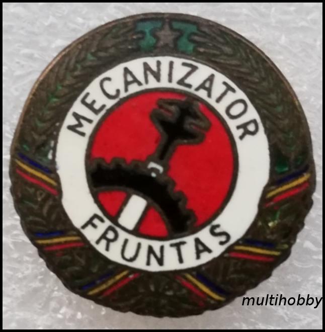 Insigna - Mecanizator fruntas